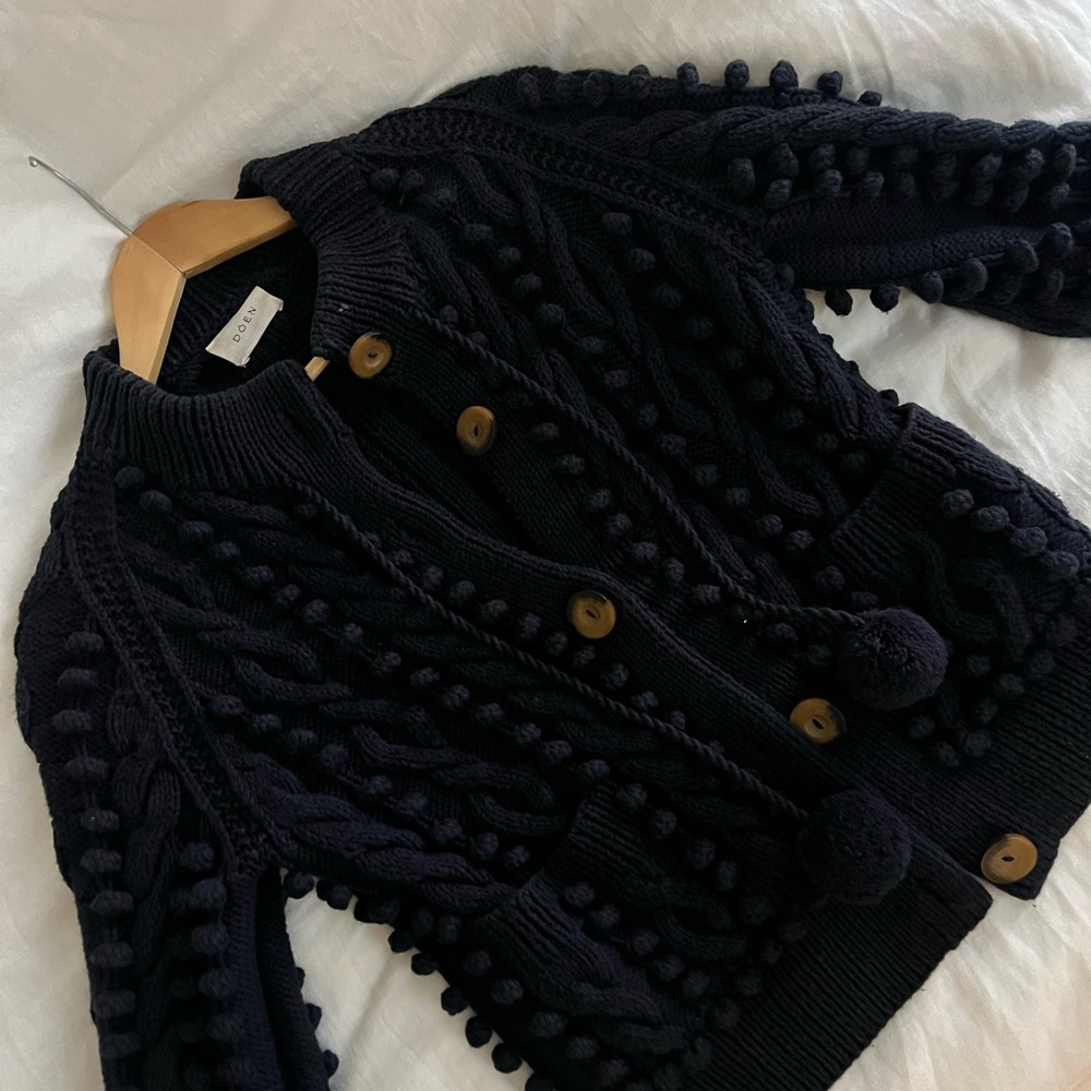 Doen Pomme Cardigan Navy XS/S - Picture 5 of 7